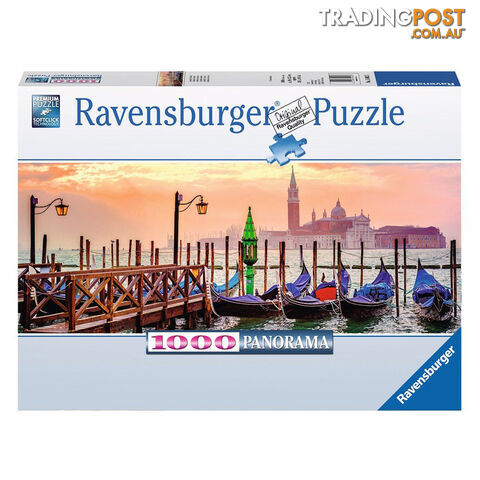Ravensburger Gondolas in Venice Puzzle 1000 Piece Jigsaw Puzzle - Ravensburger - Tabletop Jigsaw Puzzle GTIN/EAN/UPC: 4005556150823