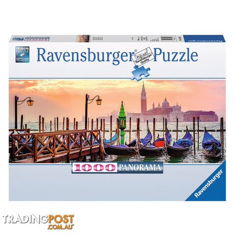 Ravensburger Gondolas in Venice Puzzle 1000 Piece Jigsaw Puzzle - Ravensburger - Tabletop Jigsaw Puzzle GTIN/EAN/UPC: 4005556150823