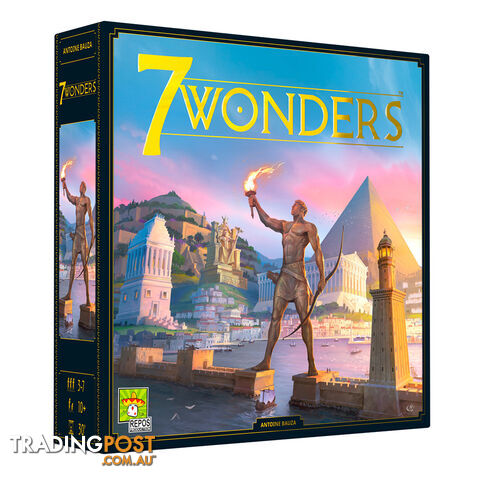 7 Wonders New Edition Board Game - Repos Production - Tabletop Board Game GTIN/EAN/UPC: 5425016924006