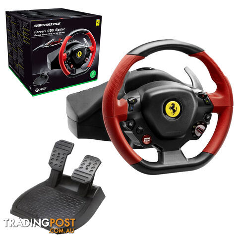 Thrustmaster Ferrari 458 Spider Racing Wheel for Xbox One / Xbox Series X - Thrustmaster XB1THFRSP - Racing Simulation GTIN/EAN/UPC: 3362934401740
