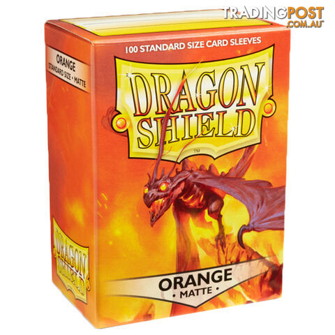 Dragon Shield Usaqin Matte Orange Sleeves 100 Pack - Arcane Tinmen Aps - Tabletop Trading Cards Accessory GTIN/EAN/UPC: 5706569110130