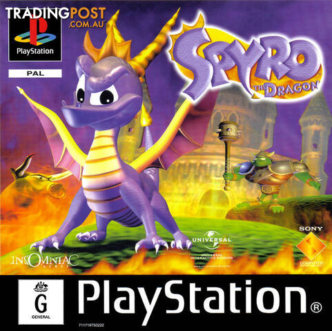 Spyro the Dragon [Pre-Owned] (PS1) - Retro PS1 Software