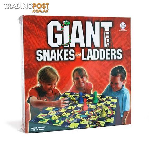 Giant Snakes & Ladders Board Game - Crown & Andrews - Tabletop Board Game GTIN/EAN/UPC: 9352211526031