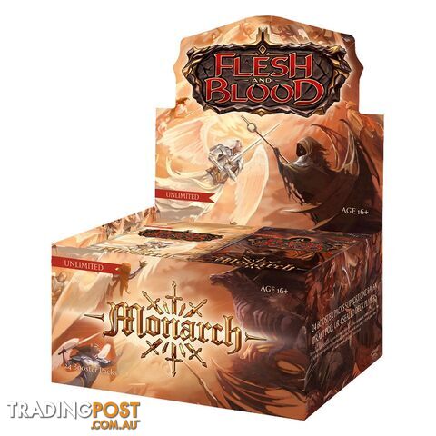 Flesh and Blood TCG: Monarch Unlimited Edition Booster Box - Legend Story Studios - Tabletop Trading Cards GTIN/EAN/UPC: 9421905459426