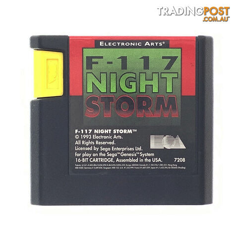 F-117 Night Storm (Boxed) [Pre-Owned] (Mega Drive) - SEGA - Retro Mega Drive Software - photo 2 of 3