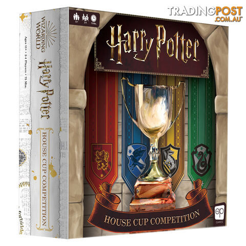 Harry Potter: House Cup Competition Board Game - The Op Games | usaopoly - Tabletop Board Game GTIN/EAN/UPC: 700304153609