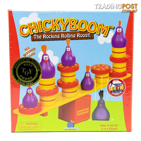 Blue Orange Games Chickyboom The Rocking Rolling Roost Game - Blue Orange Games - Tabletop Board Game GTIN/EAN/UPC: 803979003504