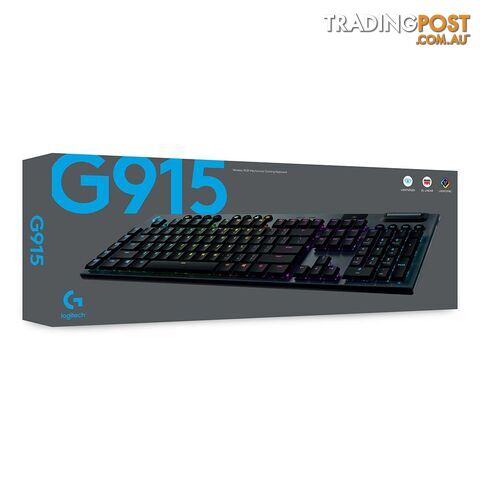 Logitech G915 Lightspeed RGB GL Linear Wireless Mechanical Gaming Keyboard - Logitech - PC Accessory GTIN/EAN/UPC: 097855149121 - photo 5 of 5