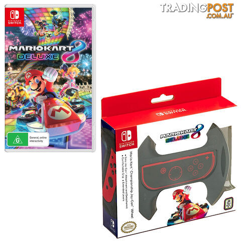 Mario Kart 8 Deluxe with Championship Joy-Con Wheel Attachment Bundle - RDS Industries - Switch Software GTIN/EAN/UPC: 9318113986045