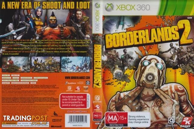 Borderlands 2 [Pre-Owned] (Xbox 360) - 2K Games - P/O Xbox 360 Software GTIN/EAN/UPC: 5026555255271 - photo 2 of 6