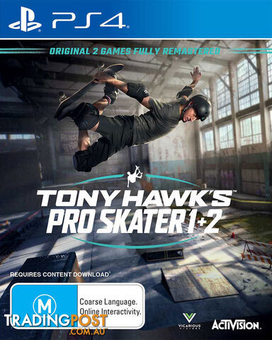 Tony Hawk's Pro Skater 1 + 2 [Pre-Owned] (PS4) - Activision - P/O PS4 Software GTIN/EAN/UPC: 5030917290190