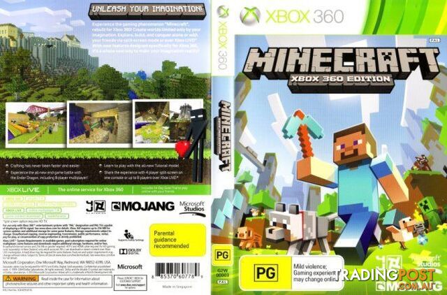 Minecraft: Xbox 360 Edition [Pre-Owned] (Xbox 360) - Mojang - P/O Xbox 360 Software GTIN/EAN/UPC: 885370607789 - photo 2 of 7
