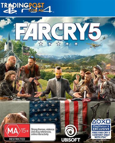 Far Cry 5 (PS4) - Ubisoft PS4FC5 - PS4 Software GTIN/EAN/UPC: 3307216021889