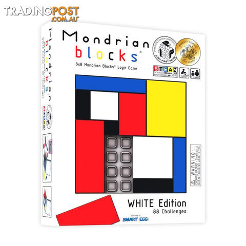 Mondrian Blocks Puzzle Game White Edition - Smart Egg - Tabletop Puzzle Game GTIN/EAN/UPC: 5999109410078