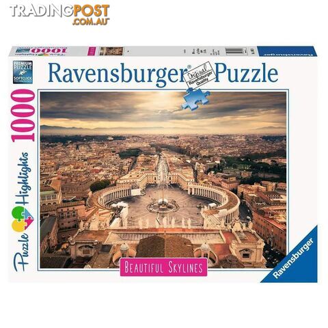 Ravensburger Rome Beautiful Skylines 1000 Piece Jigsaw Puzzle - Ravensburger - Tabletop Jigsaw Puzzle GTIN/EAN/UPC: 4005556140824