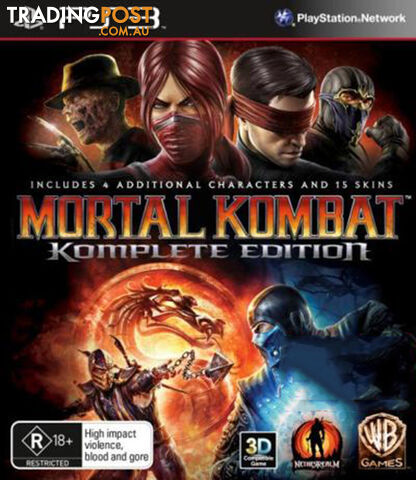 Mortal Kombat Komplete Edition [Pre-Owned] (PS3) - Retro P/O PS3 Software...