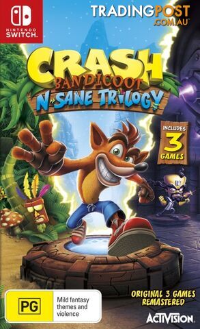 Crash Bandicoot N. Sane Trilogy [Pre-Owned] (Switch) - Activision - P/O Switch Software GTIN/EAN/UPC: 5030917236020