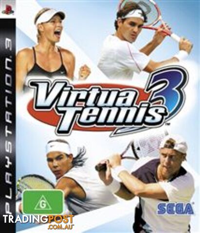 Virtua Tennis 3 [Pre-Owned] (PS3) - SEGA - Retro P/O PS3 Software GTIN/EAN/UPC: 5060138430716