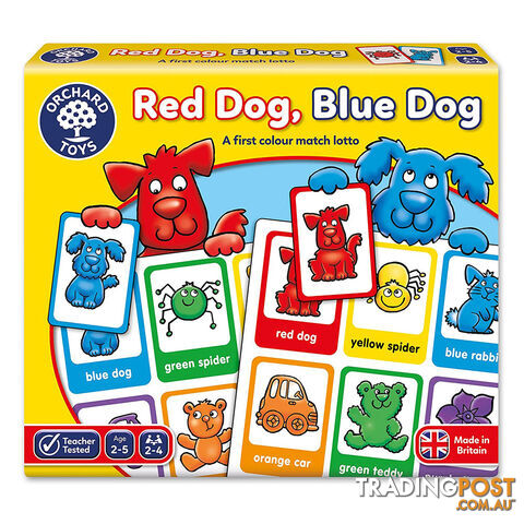 Orchard Toys Red Dog, Blue Dog Educational Puzzle Game - Orchard Toys - Tabletop Board Game GTIN/EAN/UPC: 5011863100924