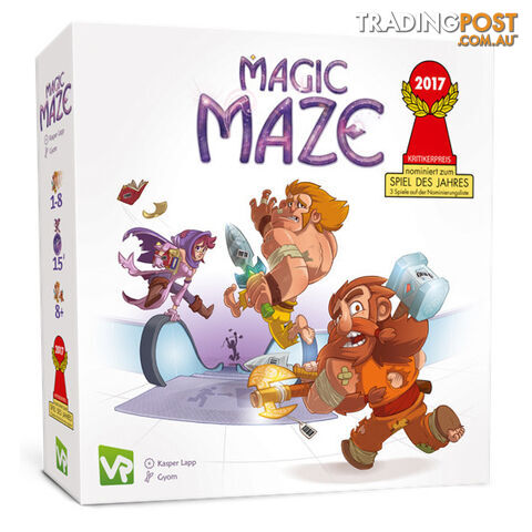 Magic Maze Tile Game - VR Distribution - Tabletop Domino & Tile Game GTIN/EAN/UPC: 3683080182988