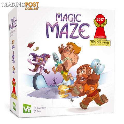 Magic Maze Tile Game - VR Distribution - Tabletop Domino & Tile Game GTIN/EAN/UPC: 3683080182988