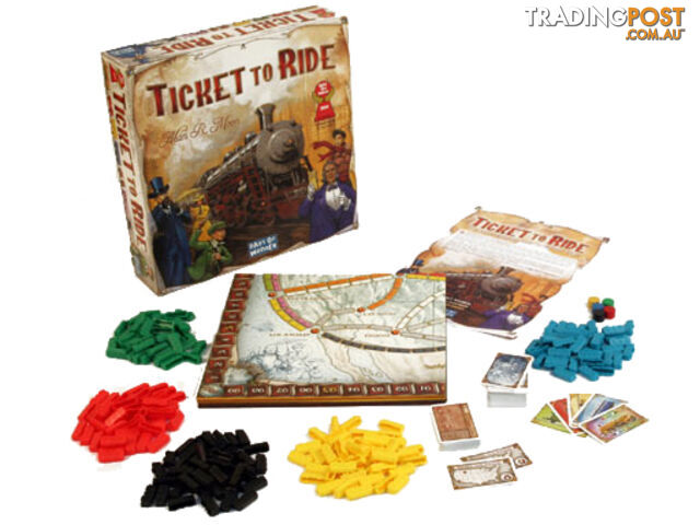 Ticket To Ride Board Game - Days of Wonder 7201 - Tabletop Board Game GTIN/EAN/UPC: 824968717912