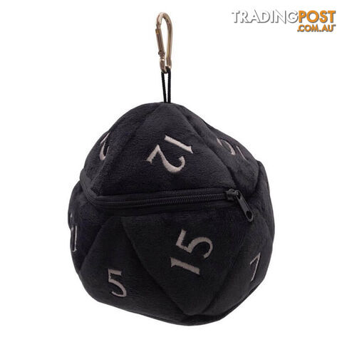 Ultra Pro Gaming D20 Plush Black Dice Bag - Ultra Pro - Tabletop Role Playing Game GTIN/EAN/UPC: 074427156800