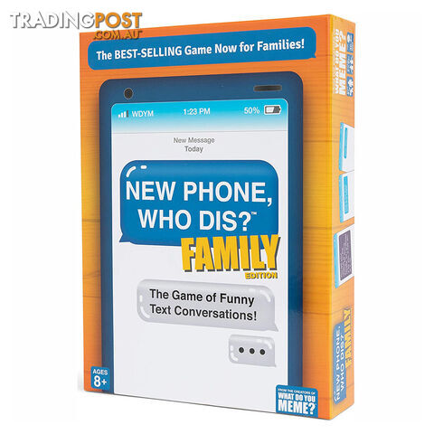 New Phone Who Dis Family Edition Card Game - What Do You Meme LLC - Tabletop Card Game GTIN/EAN/UPC: 810816030951