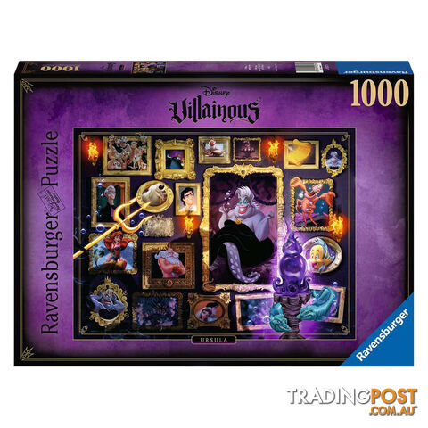 Ravensburger Villainous Ursula 1000 Piece Jigsaw Puzzle - Ravensburger - Tabletop Jigsaw Puzzle GTIN/EAN/UPC: 4005556150274