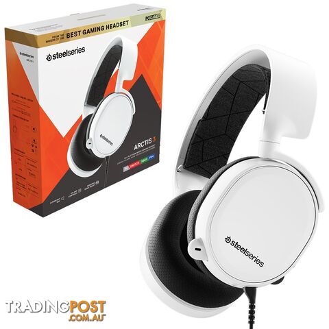 Steelseries Arctis 3 White Wired Gaming Headset - Steelseries - Headset GTIN/EAN/UPC: 5707119035958