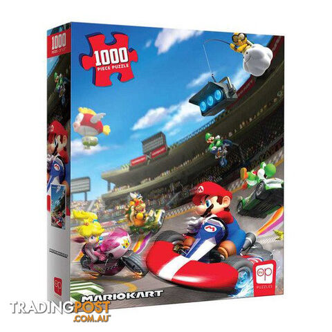 The Op Super Mario Kart 1000 Piece Jigsaw Puzzle - The Op Games | usaopoly - Tabletop Jigsaw Puzzle GTIN/EAN/UPC: 700304155610