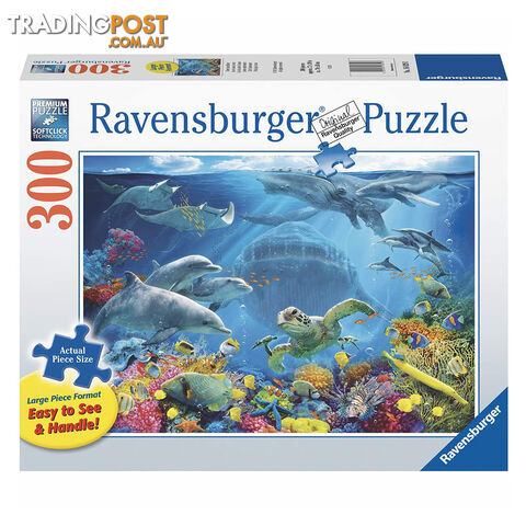 Ravensburger Life Under Water 300 Piece Large Format Puzzle - Ravensburger - Tabletop Jigsaw Puzzle GTIN/EAN/UPC: 4005556168293