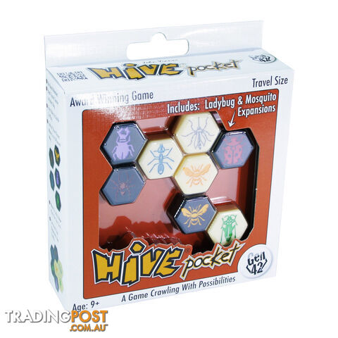 Hive Pocket Board Game - Gen 42 - Tabletop Domino & Tile Game GTIN/EAN/UPC: 736211019233