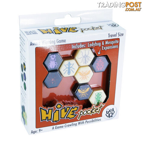 Hive Pocket Board Game - Gen 42 - Tabletop Domino & Tile Game GTIN/EAN/UPC: 736211019233