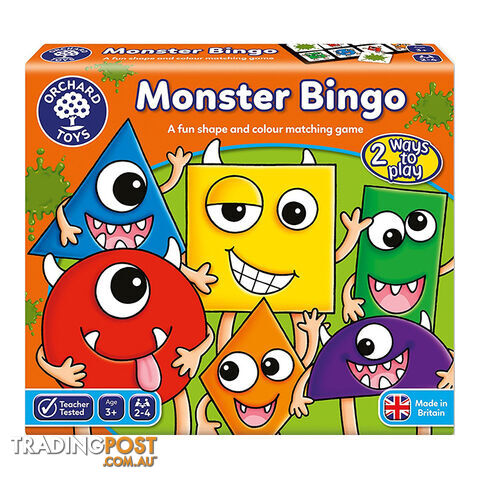 Orchard Toys Monster Bingo Board Game - Orchard Toys - Tabletop Board Game GTIN/EAN/UPC: 5011863101631