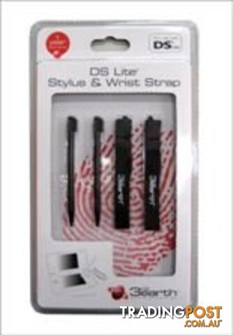 DS Lite Stylus & Wrist Strap Twin Pack - 3rd Earth - DS Accessory GTIN/EAN/UPC: 3499550268010 - photo 2 of 5