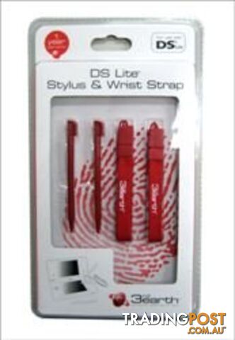 DS Lite Stylus & Wrist Strap Twin Pack - 3rd Earth - DS Accessory GTIN/EAN/UPC: 3499550268010