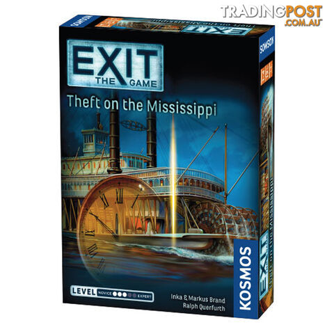 Exit The Game: Theft on the Mississippi Board Game - Thames & Kosmos - Tabletop Board Game GTIN/EAN/UPC: 814743015012