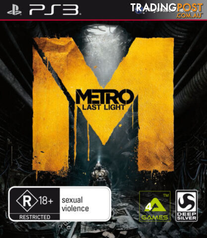 Metro: Last Light [Pre-Owned] (PS3) - THQ - Retro P/O PS3 Software GTIN/EAN/UPC:...