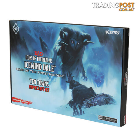 Dungeons & Dragons Icewind Dale Rime of the Frostmaiden Ten Towns Papercraft Set - WizKids - Tabletop Accessory GTIN/EAN/UPC: 634482960233