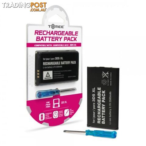 Tomee Console Battery Pack for the New 3DS XL & 3DS XL - Tomee - Multiplatform GTIN/EAN/UPC: 813048014423