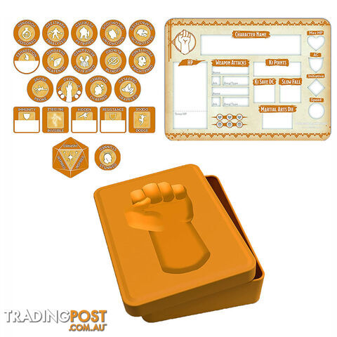 Dungeons & Dragons Monk Class Token Set - Gale Force Nine - Tabletop Role Playing Game GTIN/EAN/UPC: 9420020251175