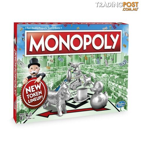 Monopoly: Classic Board Game - Hasbro Gaming - Tabletop Board Game GTIN/EAN/UPC: 630509512638