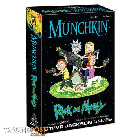 Munchkin: Rick And Morty Card Game - The Op Games | usaopoly - Tabletop Card Game GTIN/EAN/UPC: 700304048714