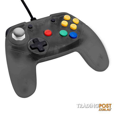 Retro Fighters Brawler64 Gamepad for Nintendo 64 (Smoke Grey) - Retro Fighters - Retro N64 Accessory GTIN/EAN/UPC: 709750008730 - photo 2 of 3