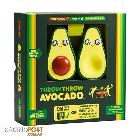 Throw Throw Avocado Card Game - Exploding Kittens LLC - Tabletop Card Game GTIN/EAN/UPC: 852131006501