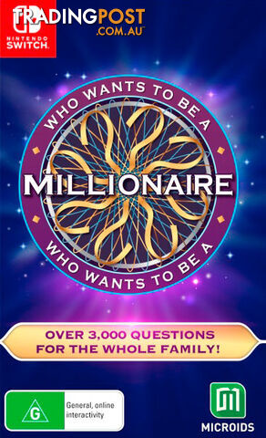 Who Wants to be a Millionaire (Switch) - Microids - Switch Software GTIN/EAN/UPC: 3760156486055