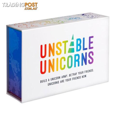 Unstable Unicorns Base Game Card Game - VR Distribution - Tabletop Card Game GTIN/EAN/UPC: 810270030825