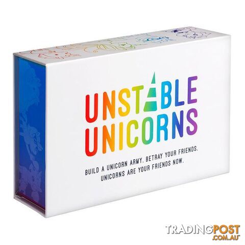 Unstable Unicorns Base Game Card Game - VR Distribution - Tabletop Card Game GTIN/EAN/UPC: 810270030825