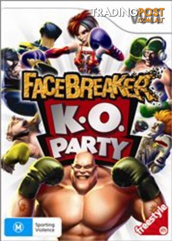 Facebreaker KO Party [Pre-Owned] (Wii) - Electronic Arts - P/O Wii Software...